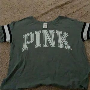 army green Pink VS t shirt (worn 1-2)